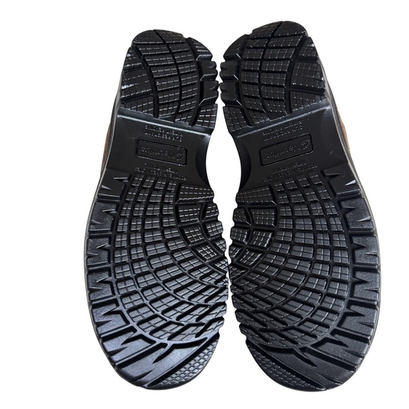 Nautilus N1826 Composite Toe Work Shoes 9 Wide Brown Leather Slip Resistant - Picture 6 of 10